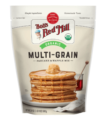 Pancake &amp; Waffle Mix, Multi-Grain, Organic, Bob&