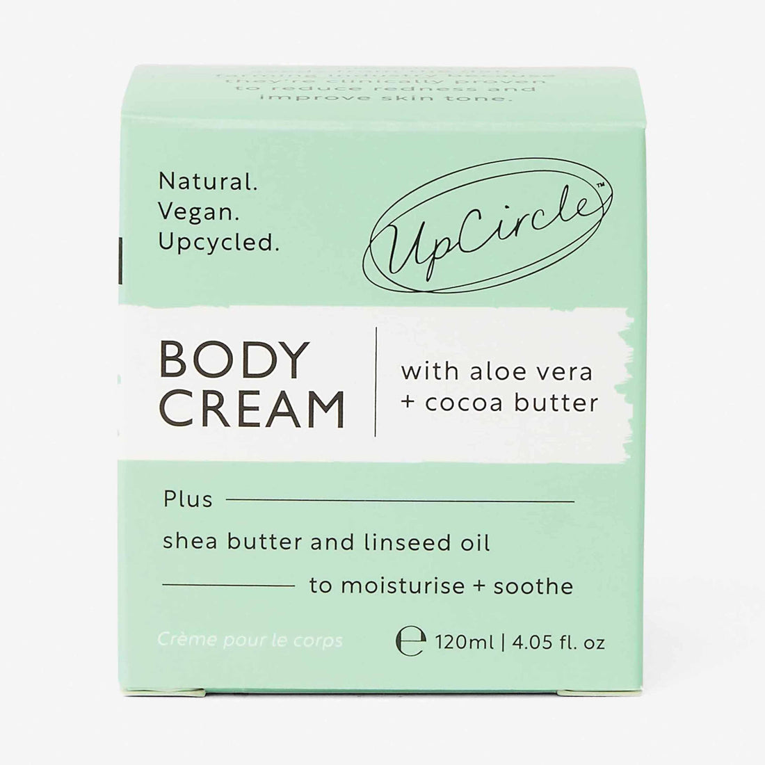 Natural Body Cream with Aloe Vera + Cocoa Butter by UpCircle