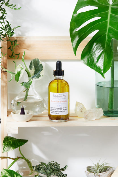 Botanical Body Oil -BOTANICAL COLLECTION - Organic Body Lotion Moisturizer by Butter Me Up Organics