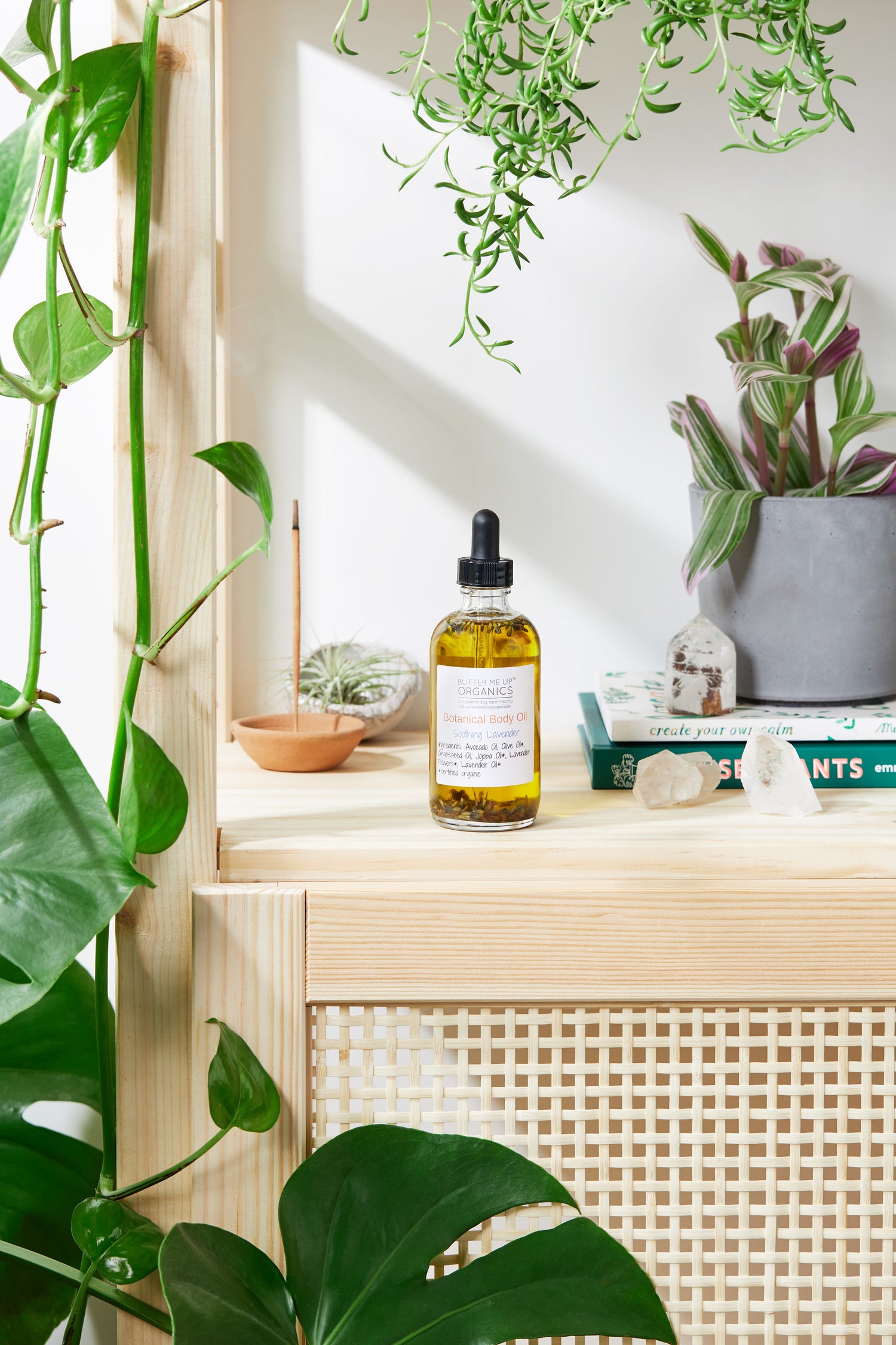 Botanical Body Oil -BOTANICAL COLLECTION - Organic Body Lotion Moisturizer by Butter Me Up Organics