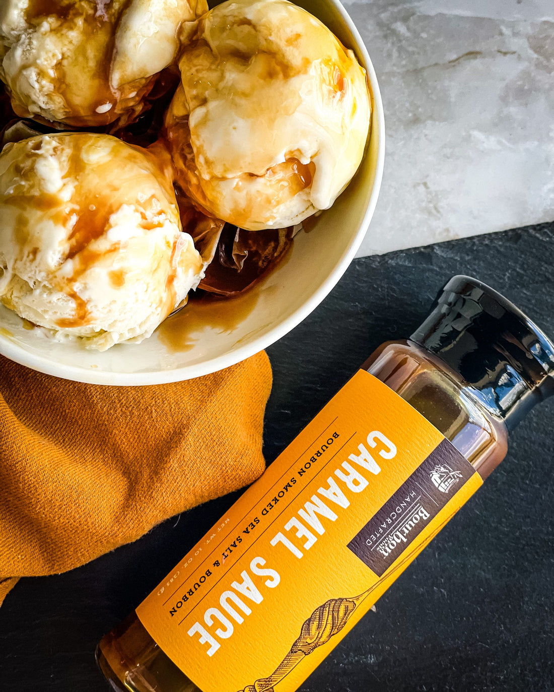 Caramel Sauce – Bourbon Smoked Sea Salt &amp; Bourbon