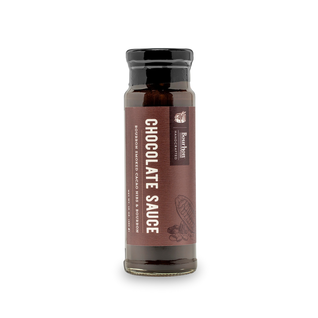 Chocolate Sauce – Bourbon Smoked Cacao Nibs &amp; Bourbon