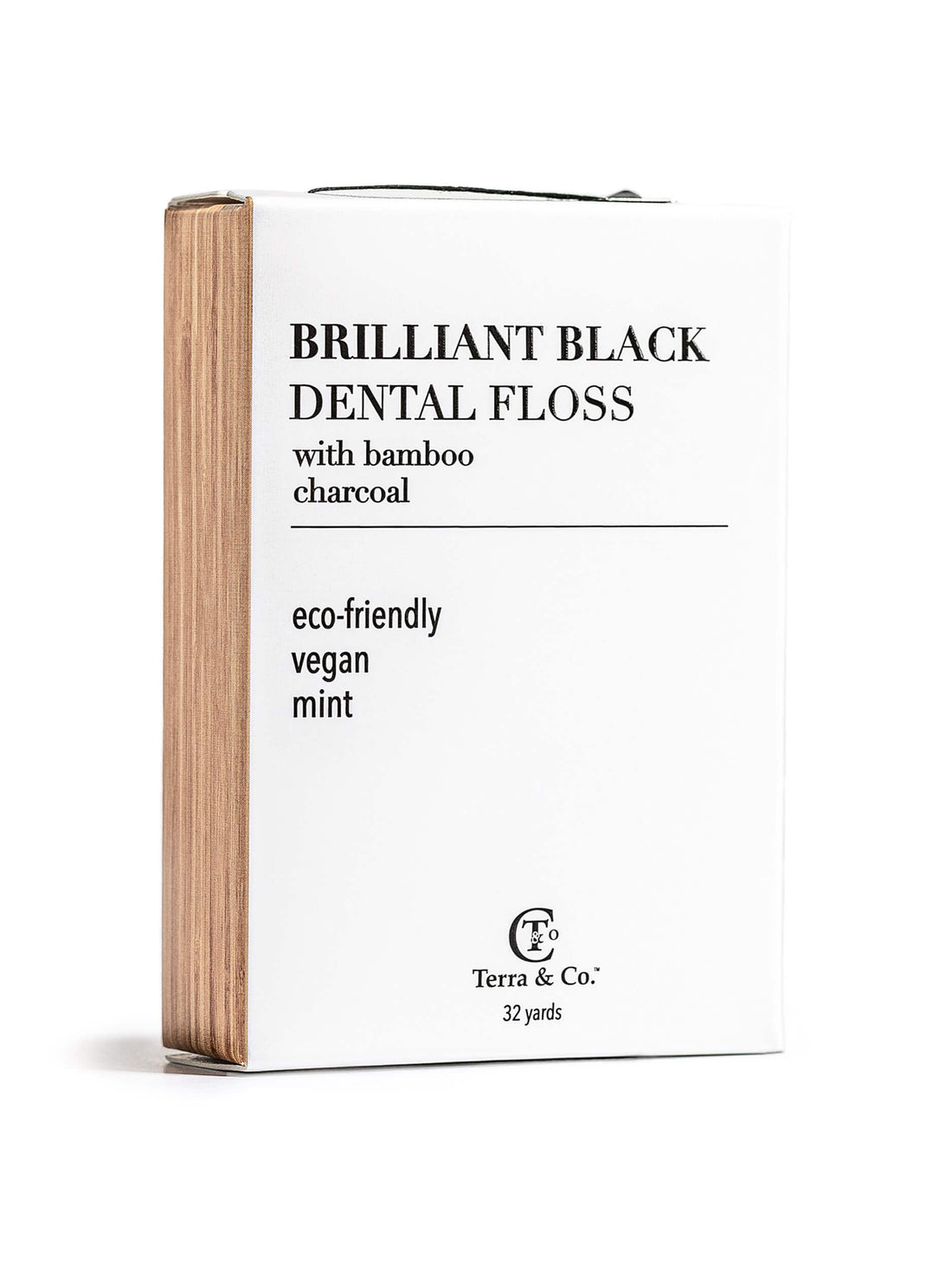 Brilliant Black® Floss – Whitens Between Teeth Naturally by Terra &amp; Co.
