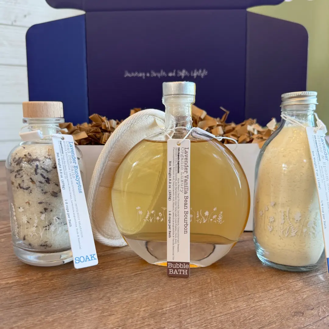 Bubbles &amp; Soak Collection — Lavender Gift Set by Lavender Life Company