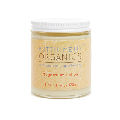 Organic Magnesium Lotion / Magnesium / Magnesium Cream / Magnesium Butter / Magnesium Body Butter / Magnesium Chloride / Magnesium Rub Balm by Butter Me Up Organics