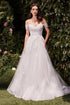 Ladivine C159W Off The Shoulder A-Line Lace & Tulle Wedding Dress by DiscountDressShop