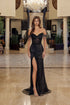 Nox Anabel C1850 Off Shoulder Fully Beaded Fitted Prom Gown by DiscountDressShop