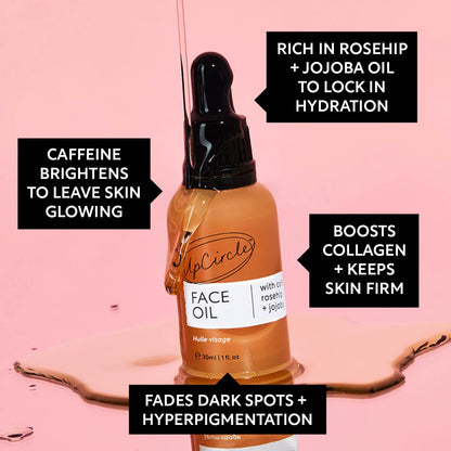 Organic Face Oil with Coffee Extact - Travel Size by UpCircle