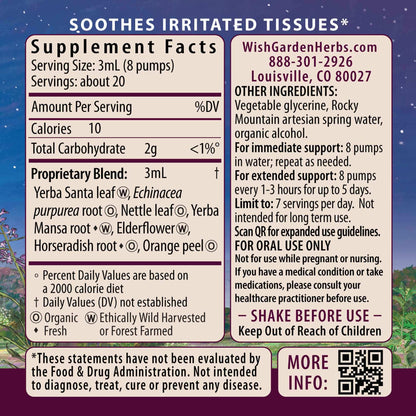 Kick-Ass Allergy &amp; Sinus, Soother by WishGarden Herbs