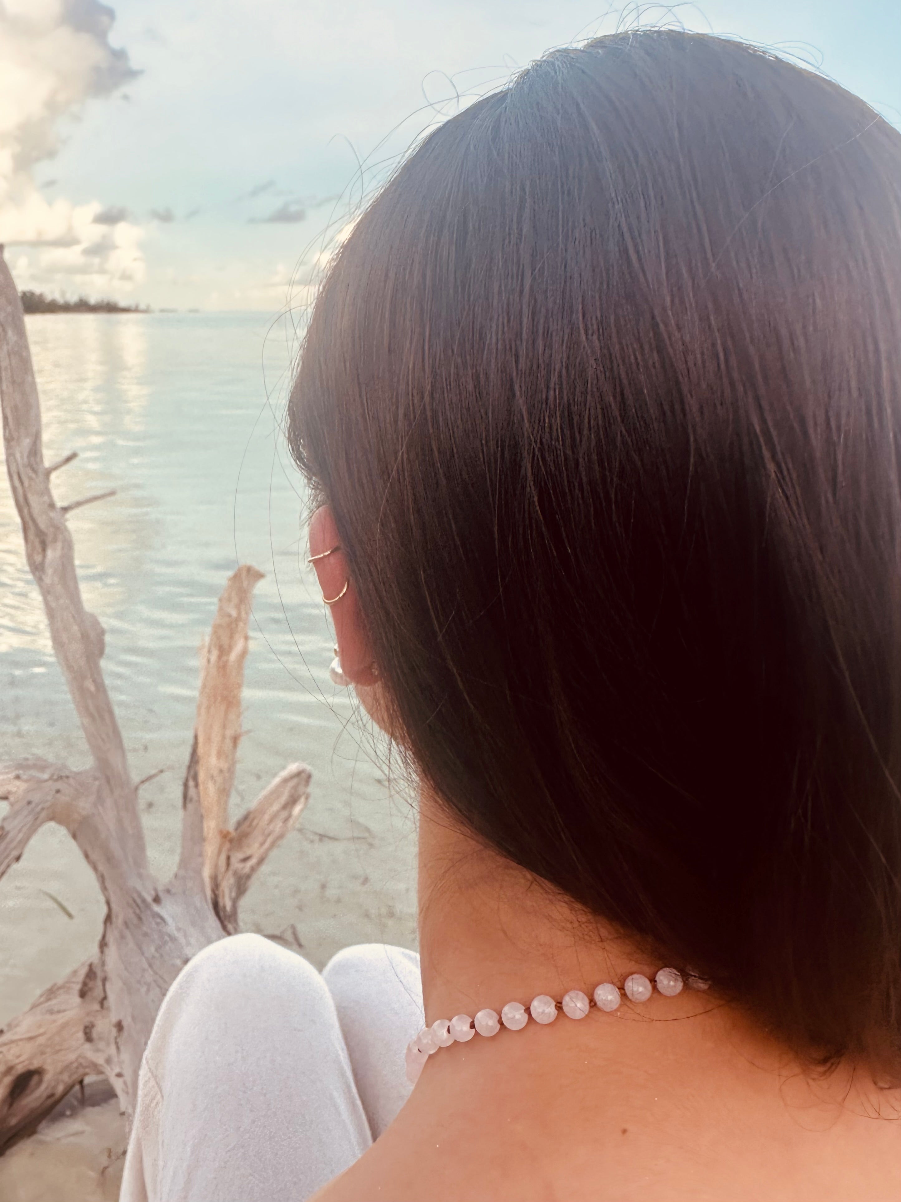 Pure Gemstone + Natural Rose Quartz || Beaded Necklace by CanyonLeaf