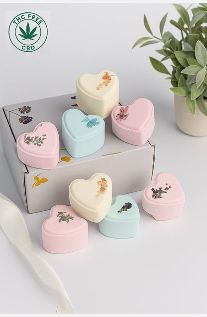 CBD - 8 Bath bombs set - perfect for a relaxing Mother&