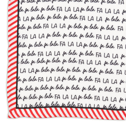 Fa La La Holiday Pocket Square