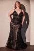Ladivine CC0389C Dress Lace Embellished Fitted Gown by DiscountDressShop