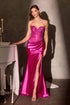 Ladivine CC0447 High Impact Glamour Crystal Embellished Fitted Gown by DiscountDressShop
