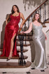 Ladivine CC475C Strapless Fitted Plus Size Prom Gown With Lace Detailing by DiscountDressShop