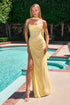 Ladivine CD388 Strapless Draped Neckline Evening Gown by DiscountDressShop