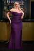 Ladivine CD790C Dress Off the Shoulder Stretch Spandex Curve Gown by DiscountDressShop