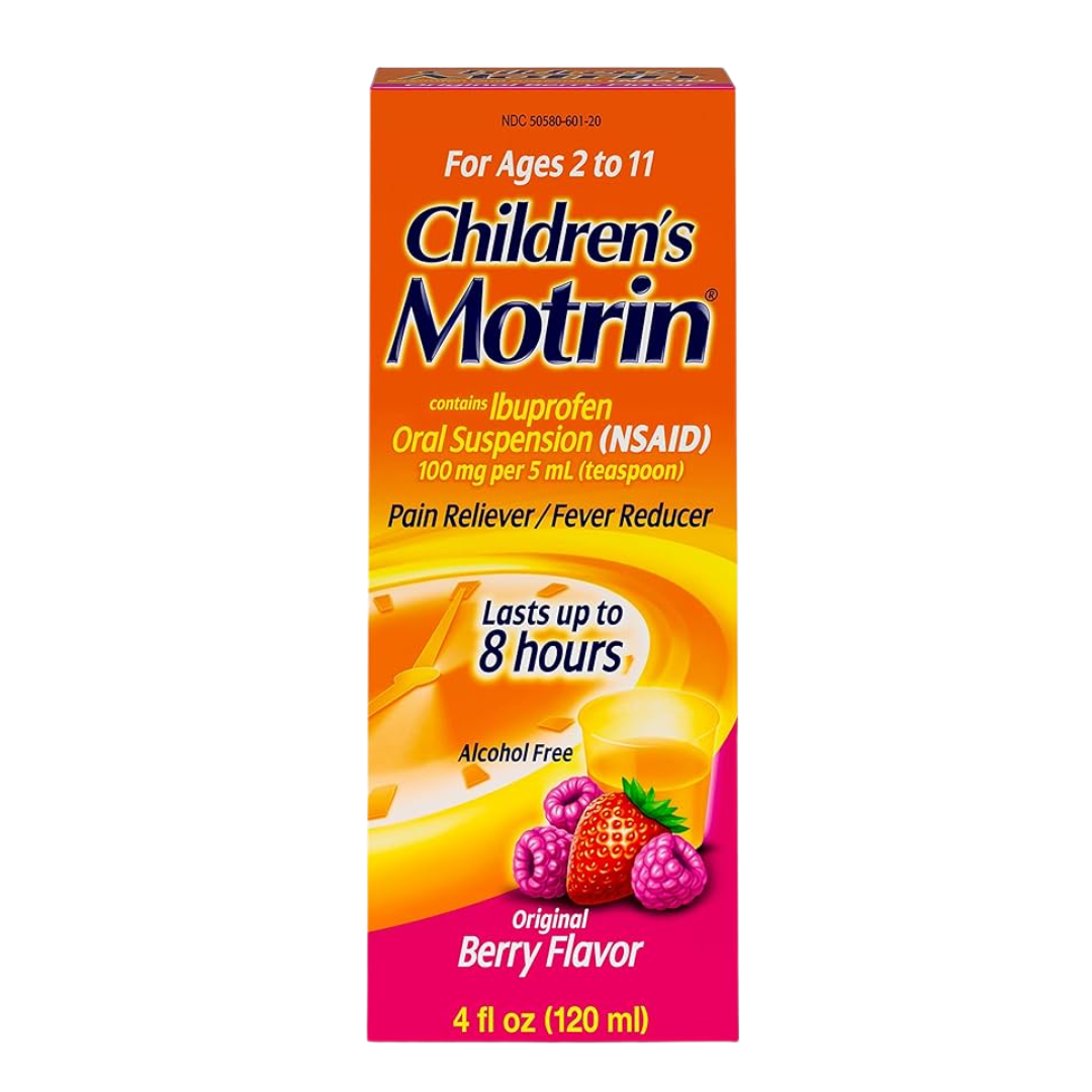 Children’s Motrin Berry Flavor Liquid (4 oz) by Farmacias Savia
