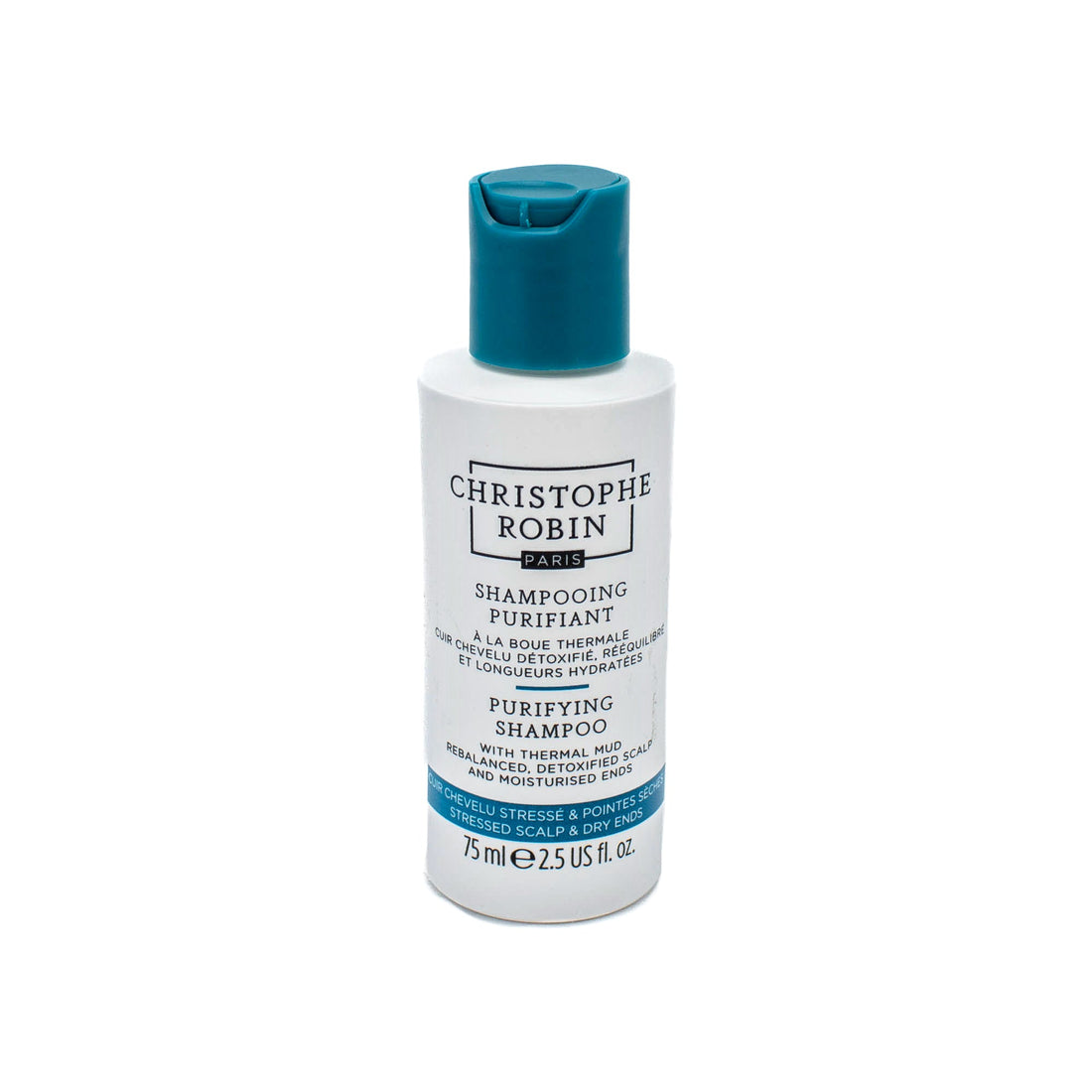 CHRISTOPHE ROBIN Purifying Shampoo with Thermal Mud 2.5oz - New by This is Beauty US