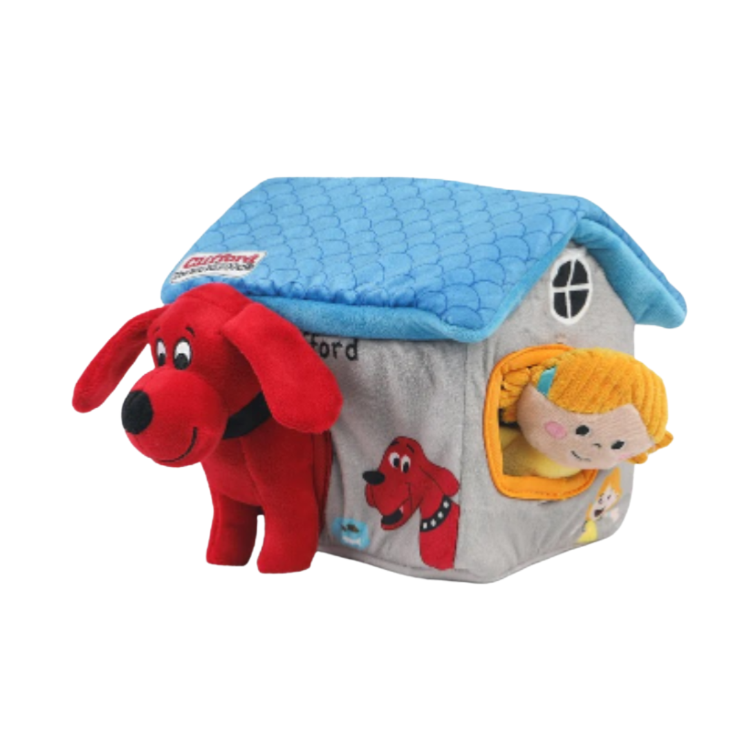 Clifford Cozy House Puzzle Plush Pet Toy 7.9in by Farmacias Savia