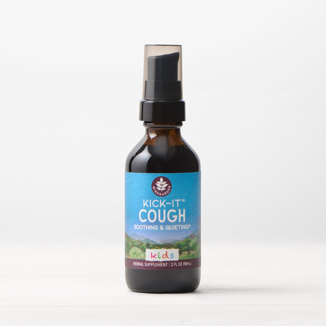 Kick-It Cough, Soothing &amp; Quieting For Kids by WishGarden Herbs