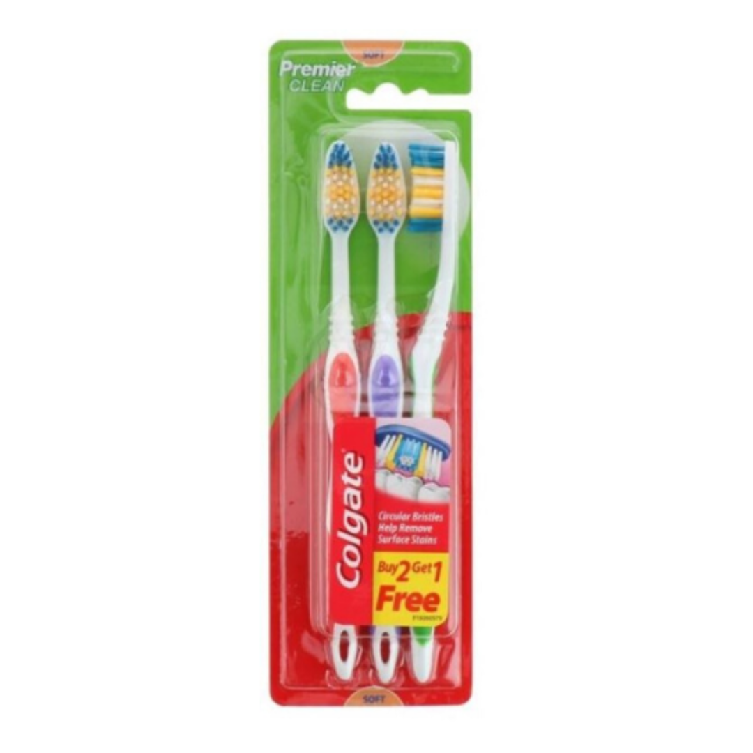 Colgate SlimSoft Toothbrush Pack (3 count) by Farmacias Savia