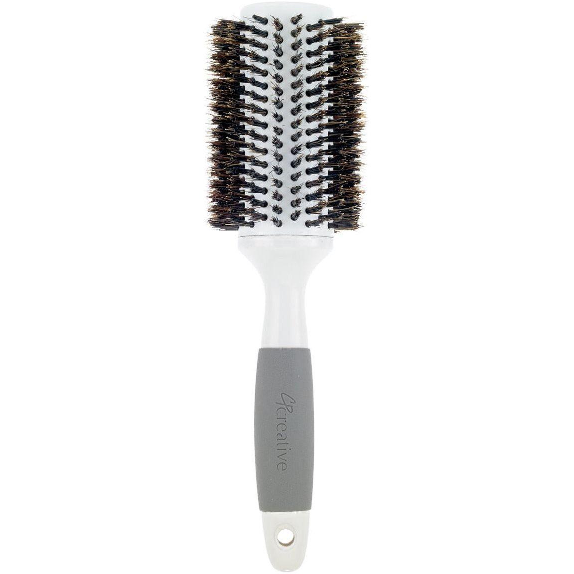 Ceramic Barrel Round Boar Bristle Hair Brush for Thick Hair by Pasteur Pharmacy