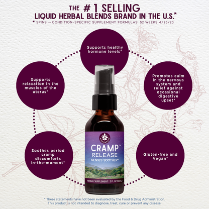 Cramp Release, Menses Soother by WishGarden Herbs
