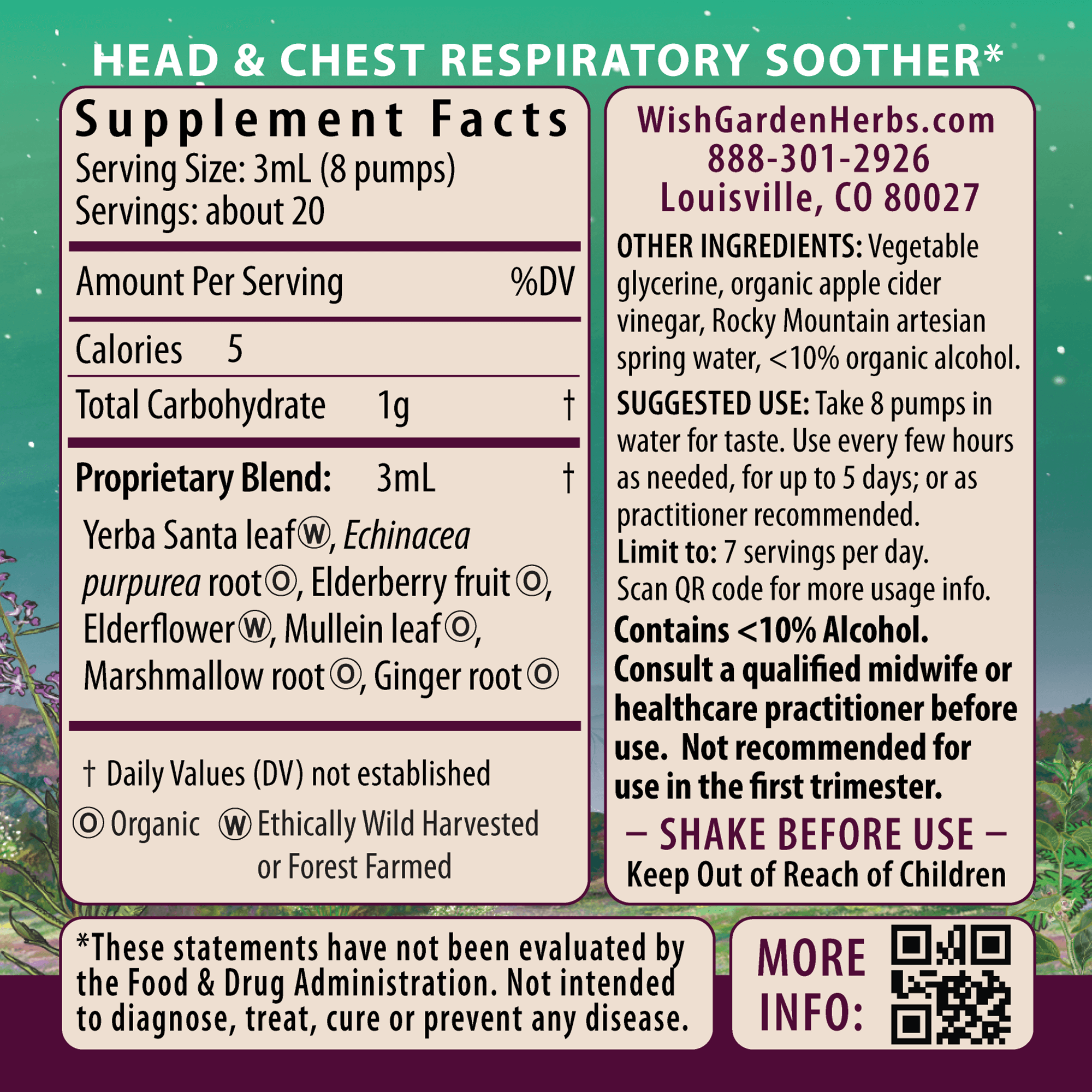 Congestion Rescue, Immune Support for Pregnancy by WishGarden Herbs