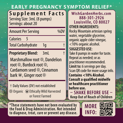 Morning Sickness, Nausea Relief by WishGarden Herbs