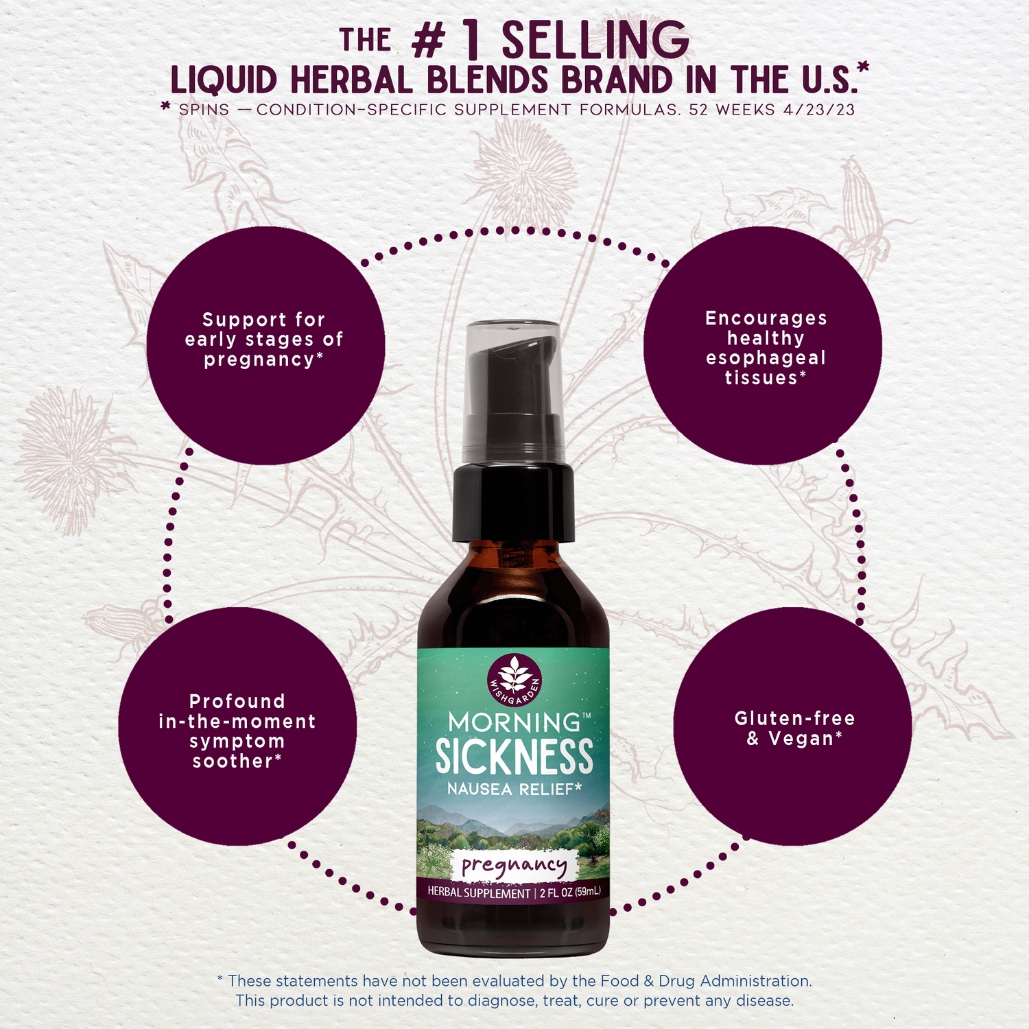 Morning Sickness, Nausea Relief by WishGarden Herbs