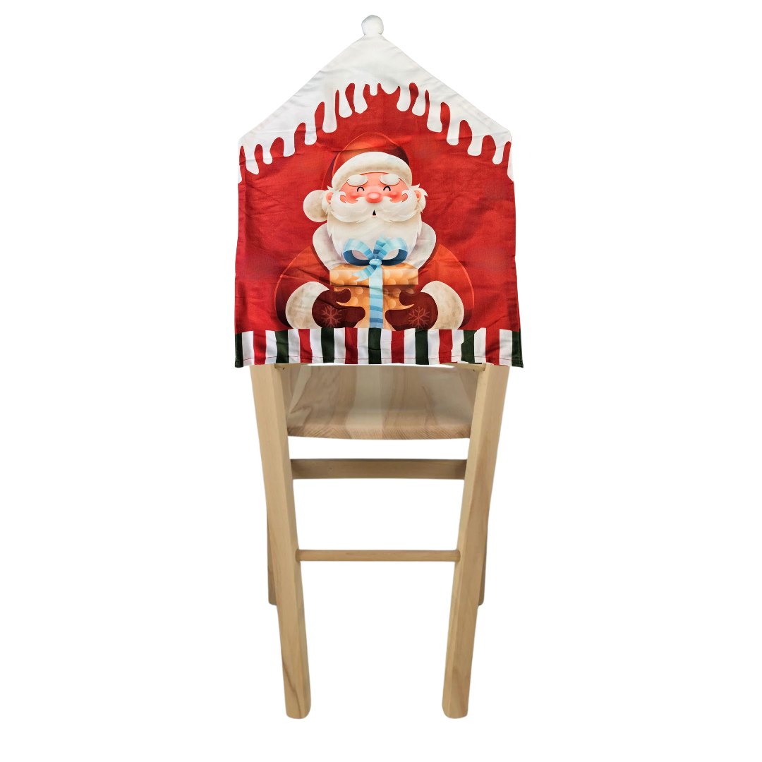Cubre Sillas con Motivos Navideños 0665/0666 | Santa Claus y Decoración Navideña para el Hogar by Farmacias Savia