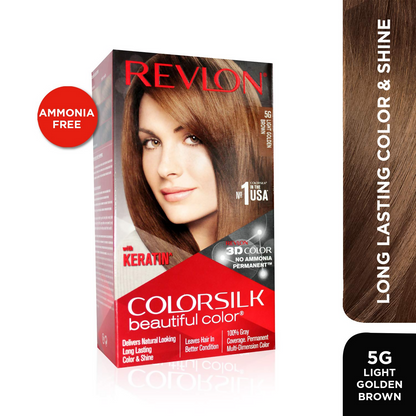 Revlon ColorSilk Beautiful Color - Light Golden Brown 5G by Dista