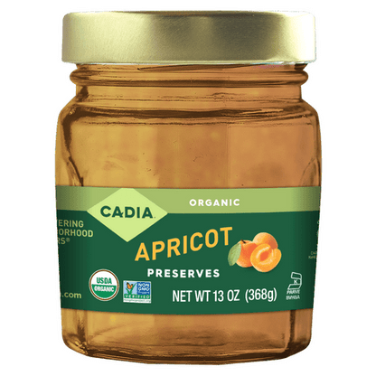 Apricot Preserves, Organic, Cadia by Country Life Natural Foods