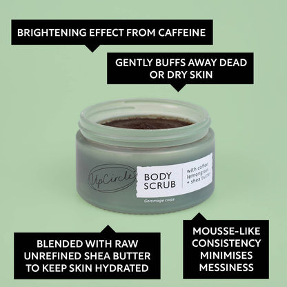 Coffee Body Scrub with Lemongrass by UpCircle