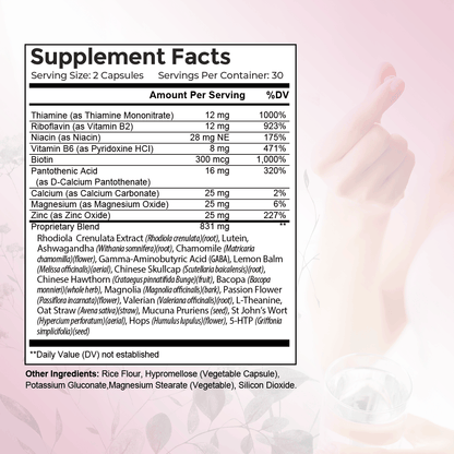 Calm Daily Stress Support Supplement by ForWomn | Women&