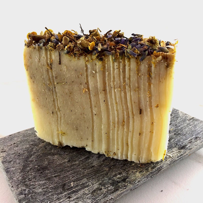 Calming Lavender and Chamomile Vegan Soap by Butter Me Up Organics
