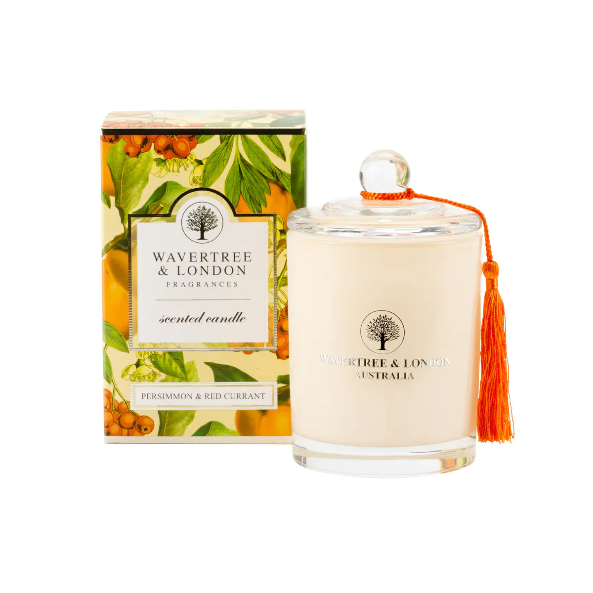 Wavertree &amp; London Persimmon &amp; Red Currant Scented Candle by Pasteur Pharmacy