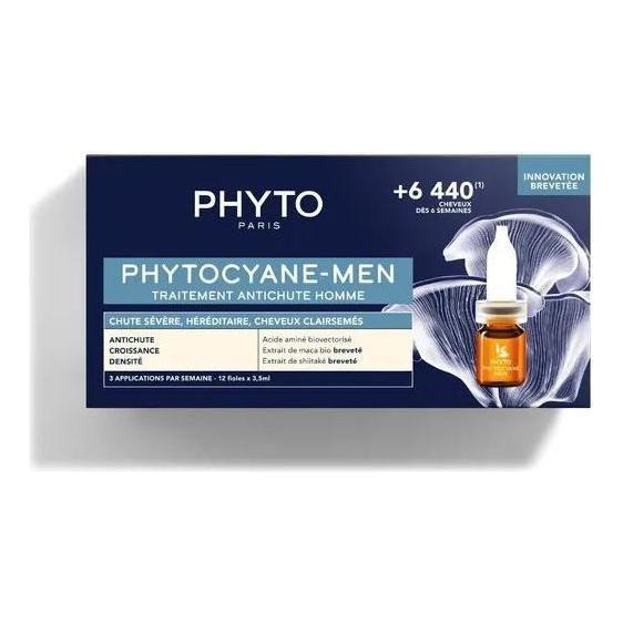 Phyto Phytocyane-Men Anti-Hair Loss Treatment for Men 12x3.5ml by Pasteur Pharmacy