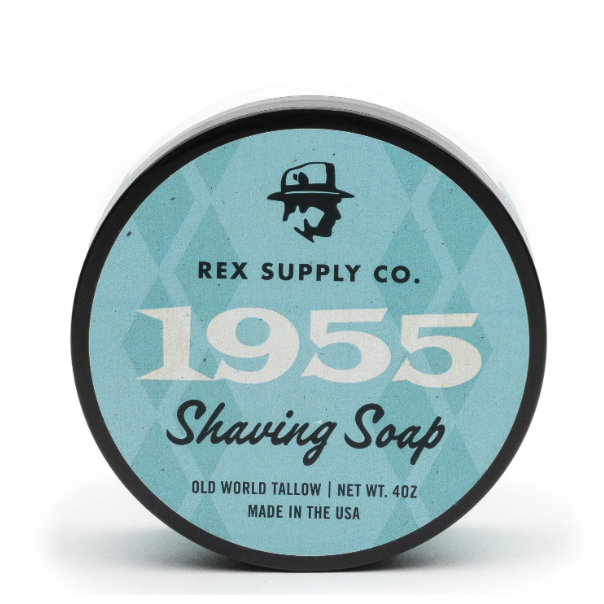 Rex Supply Co. 1955 Old World Tallow Shaving Soap 4 Oz by Pasteur Pharmacy
