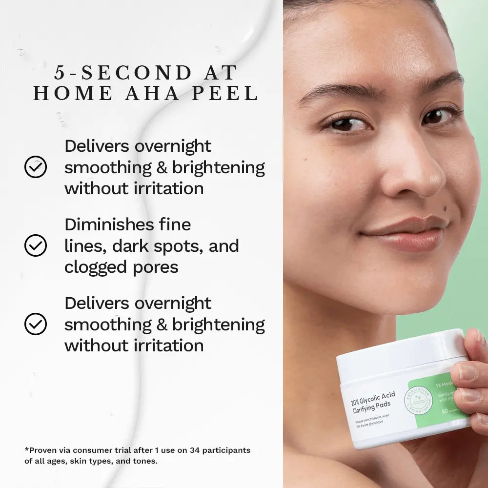 Glycolic Resurfacing Peel Pads by Clearly Basics