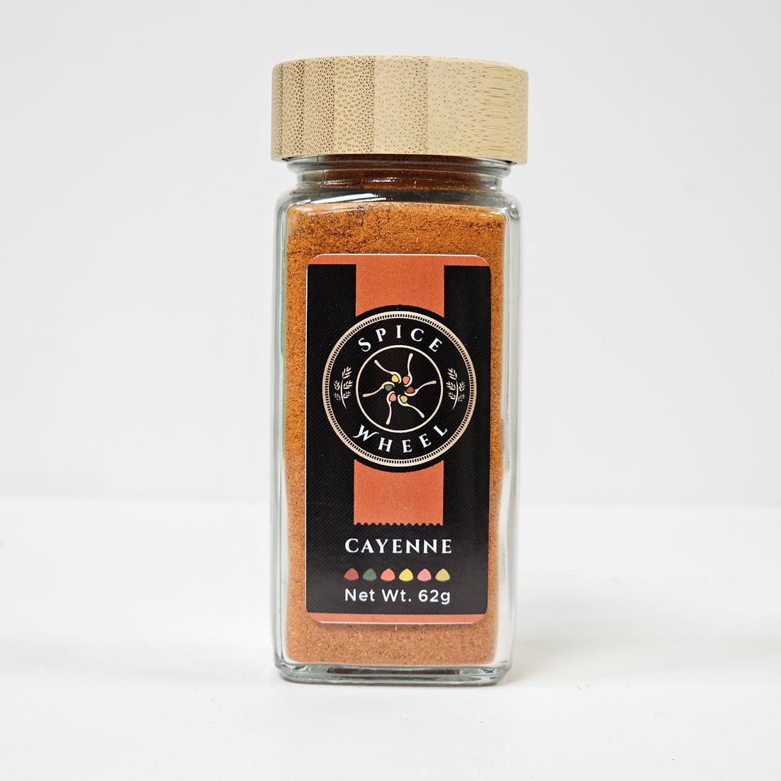 Cayenne Pepper - Glass Jar by Spice Wheel