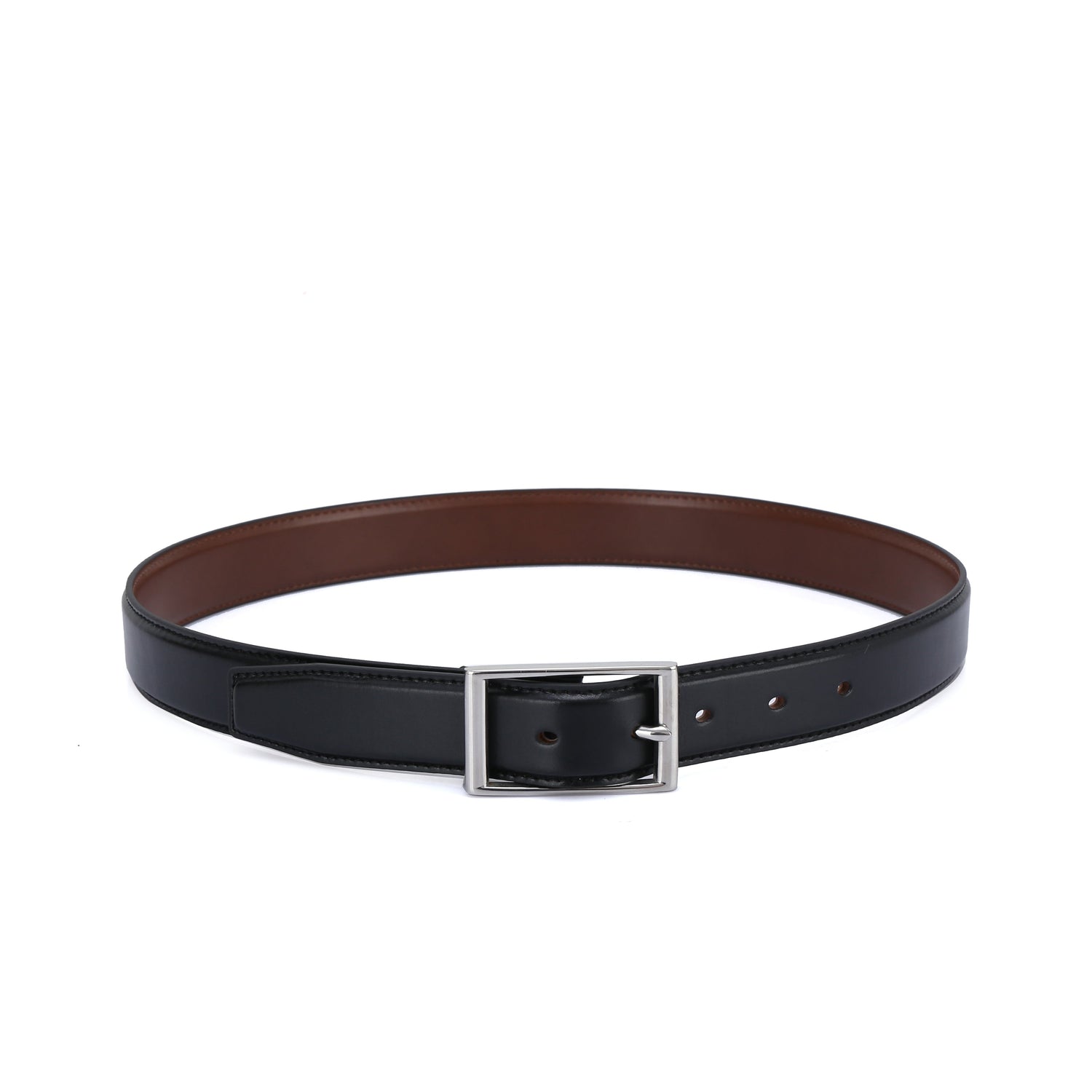 Slim Center Bar Formal Vegan Belt - Dress Belt by Doshi FCSA