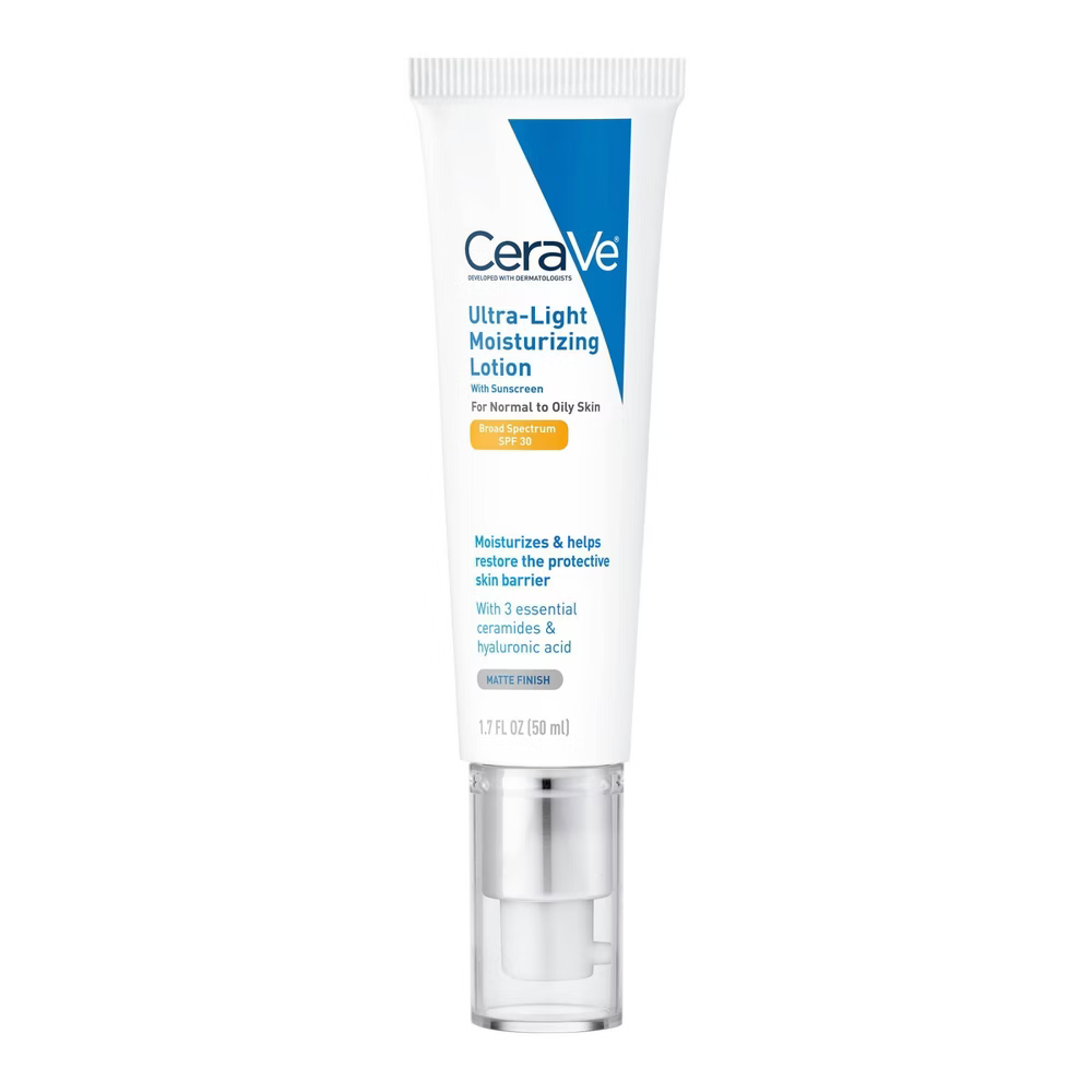 CeraVe Ultra-Light Face Lotion Moisturizer with Sunscreen SPF 30 (1.7 oz) by Farmacias Savia