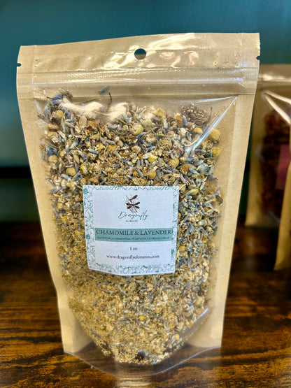 Chamomile &amp; Lavender Herbal Tea Blend 1 oz. by Dragonfly Elements