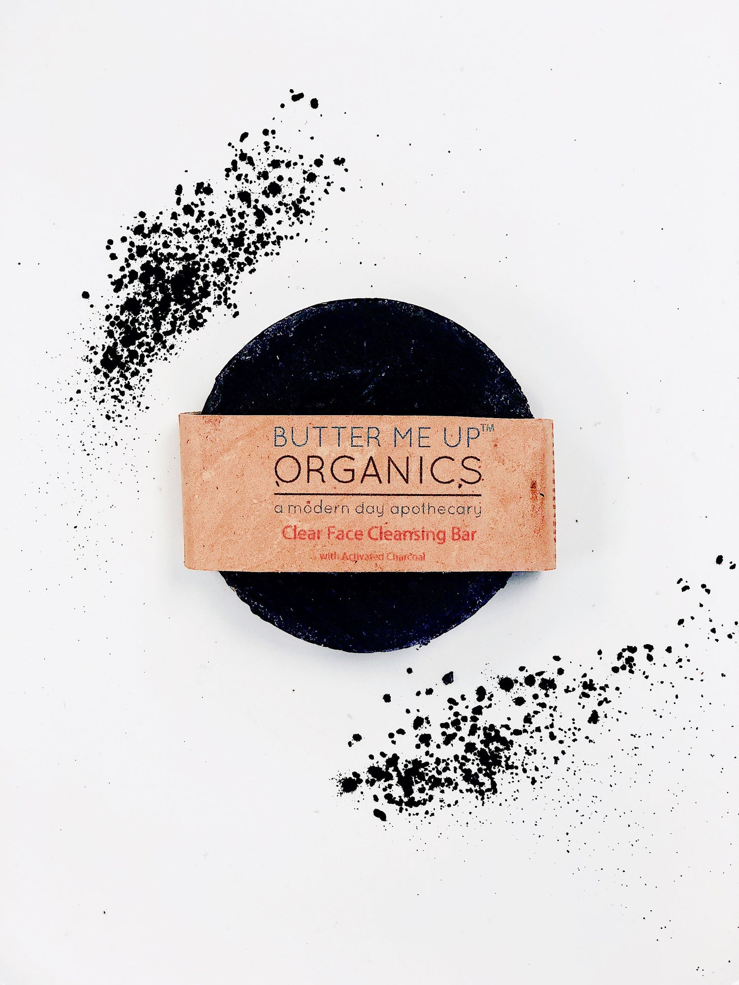 Face Wash Organic Activated Charcoal Face Soap by Butter Me Up Organics