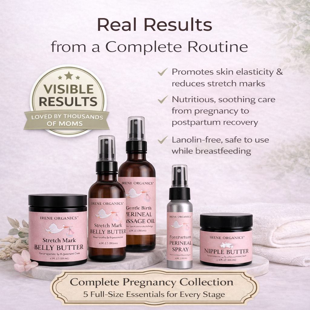 Complete Pregnancy &amp; Postpartum Care Routine by Irene Organics