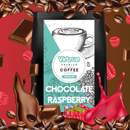 Chocolate Raspberry Flavored Coffee – 16oz | Virtrue Premium by Virtrue