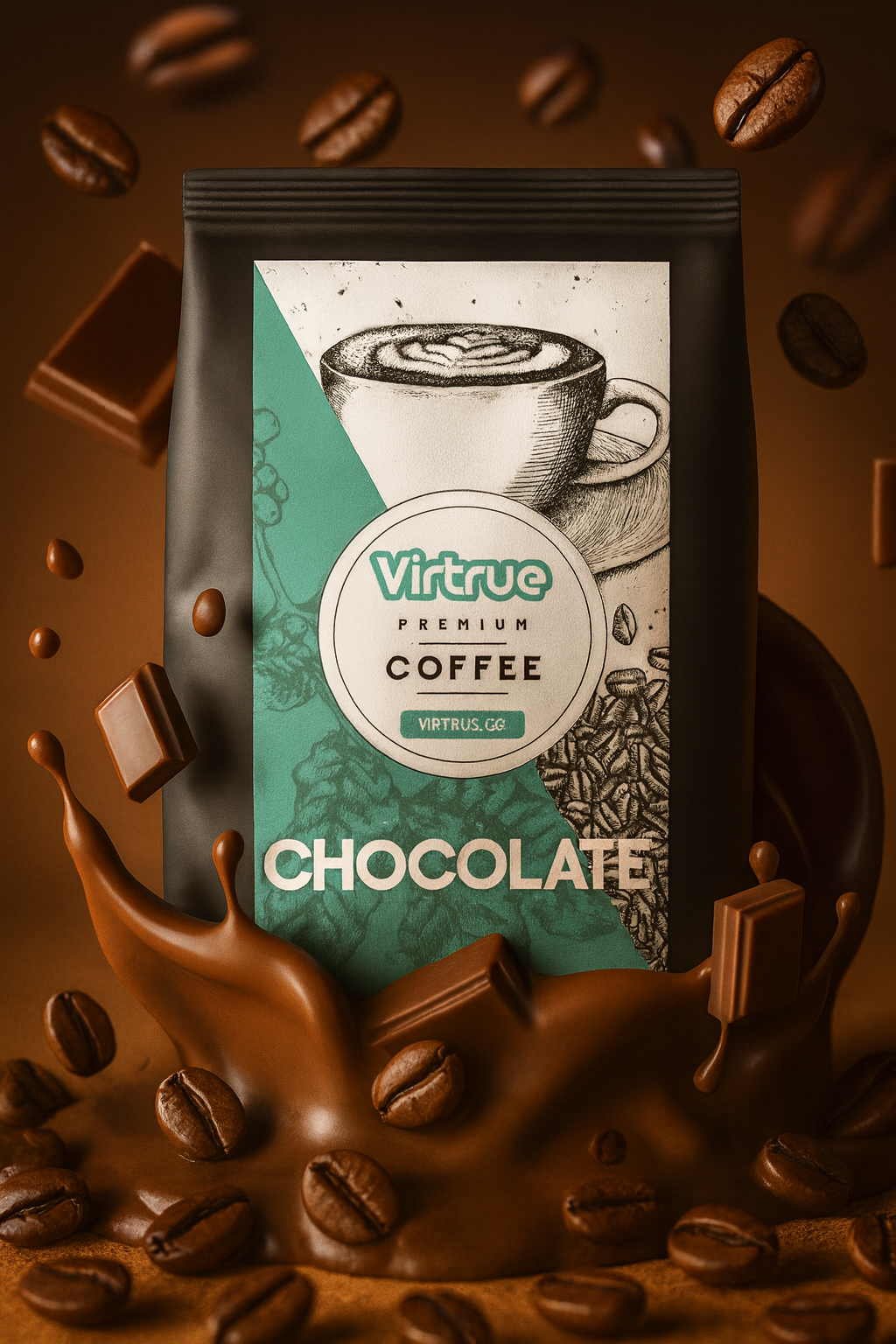 Flavored Coffee – 16oz | Small Batch, Expertly Roasted, No Sugar by Virtrue