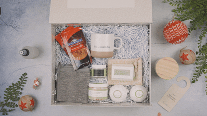 Sending MOM a BIG hug Luxury Gift Spa Set - Full on Pampering for Mother&